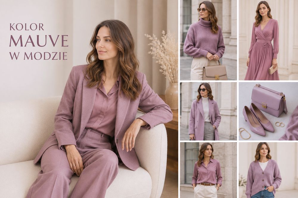 Kolor mauve w modzie