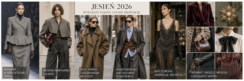 Moda damska na jesień 2026 - wyraziste fasony i proporcje